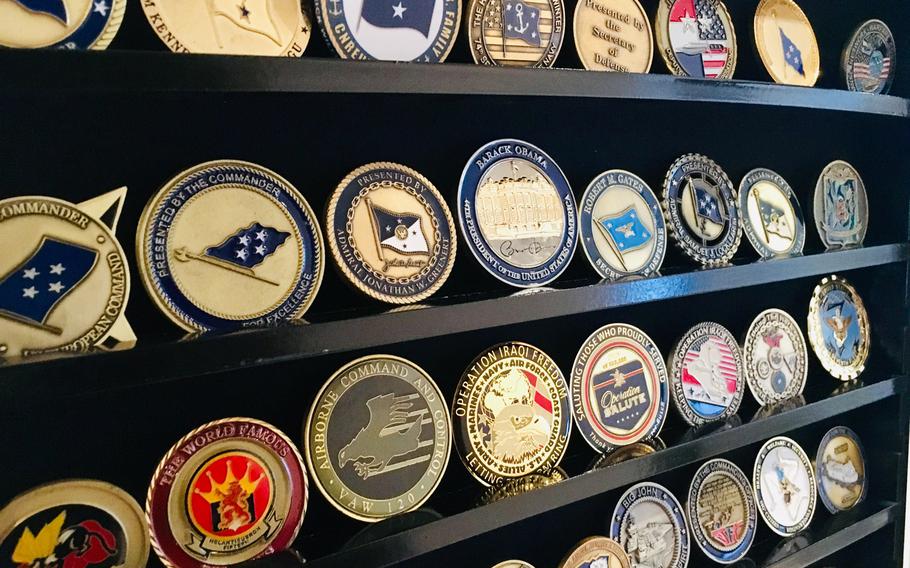 Navy challenge coins are collected like trading cards. But some